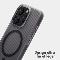 Accezz Coque arrière Lite avec MagSafe | Fluted | Apple iPhone 15 Pro - Gris