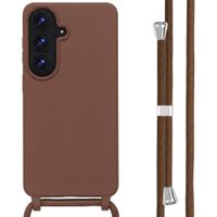 imoshion Coque en silicone avec cordon Samsung Galaxy S26 - Marron