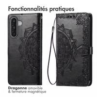 imoshion Etui de télephone Mandala Samsung Galaxy A18 (4G) / A17 (4G/5G) - Noir