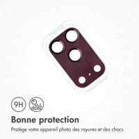 imoshion Protection caméra en verre lot de 2 Apple iPhone 18 Pro / 17 Pro - Plum