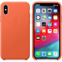 Apple Coque Leather Apple iPhone Xs - Sunset