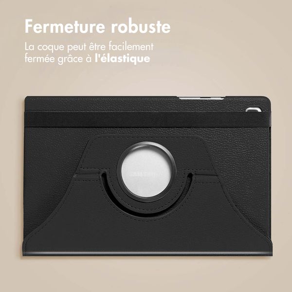 imoshion Coque tablette rotatif à 360° Samsung Galaxy Tab A11 / A9 8.7 pouces - Noir