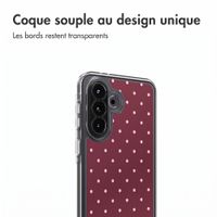 imoshion Coque Design Samsung Galaxy A37 (5G) - Polka Dot Bordeaux
