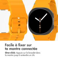 imoshion Bracelet Wave en silicone Samsung Galaxy Watch 8 (40/44mm) / Classic (46mm) - Jaune