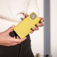 imoshion Coque de couleur avec cordon amovible Apple iPhone SE (2022 / 2020) / 8 / 7 - Jaune