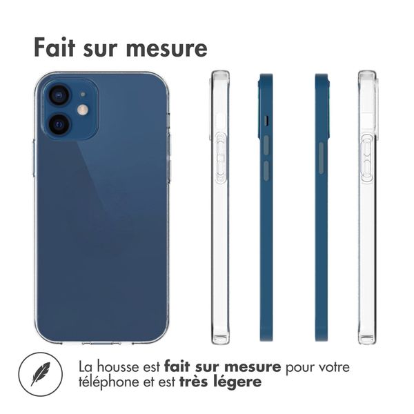 Accezz Coque Clear Apple iPhone 12 Mini - Transparent
