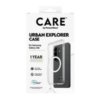 CARE by PanzerGlass Coque Urban Combat Samsung Galaxy S26 - Blanc