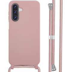 imoshion Coque en silicone avec cordon Samsung Galaxy A17 (5G) / (4G) - Sand Pink