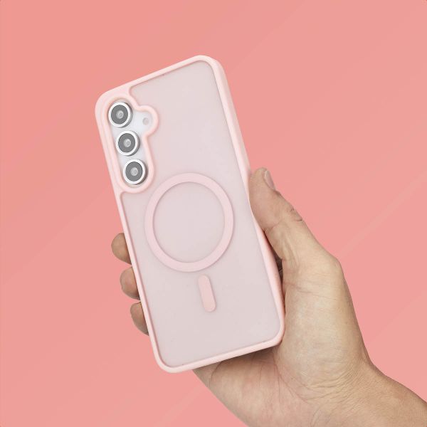 imoshion Coque Color Guard avec MagSafe Samsung Galaxy S24 FE - Rose clair