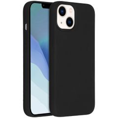 Accezz Coque Liquid Silicone Apple iPhone 14 / 13 - Noir