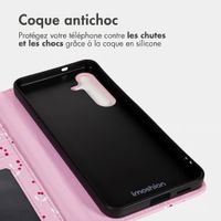imoshion Étui de télephone portefeuille Design Samsung Galaxy S25 FE - Blush Berries