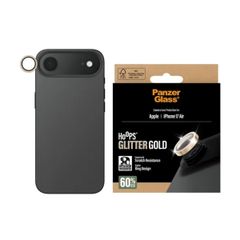 PanzerGlass Protection Caméra Hoops Optic Rings Apple iPhone Air - Or Pailleté
