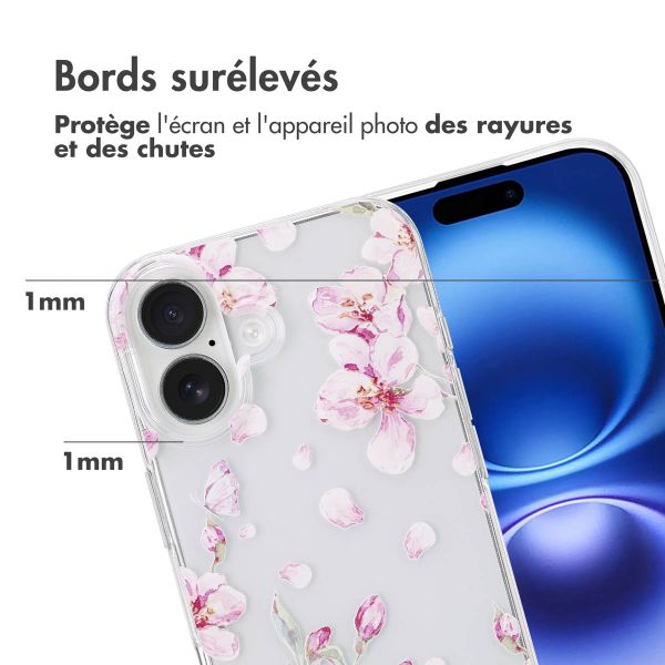 imoshion Coque Design Apple iPhone 16 - Blossom Watercolor