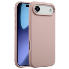 Accezz Coque Liquid Silicone avec MagSafe Apple iPhone Air - Rose