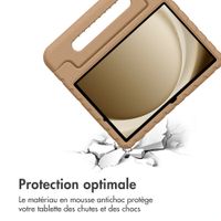 imoshion Coque kidsproof avec poignée Samsung Galaxy Tab A11 Plus / A9 Plus - Beige