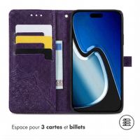 imoshion Etui de télephone Mandala Apple iPhone 15 - Violet