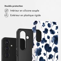 Selencia Coque arrière Vivid Samsung Galaxy S25 - Midnight Blossom