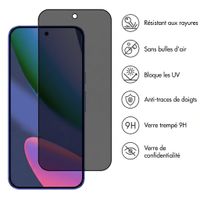Accezz Protection d'écran en verre trempé Privacy Google Pixel 11