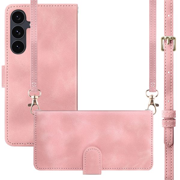 imoshion Etui de télephone portefeuille avec cordon Samsung Galaxy S26 FE - Rose