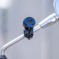 SP Connect Support de téléphone Mirror Mount Pro SPC+ pour scooter / moto - Fixation sur rétroviseur - Noir