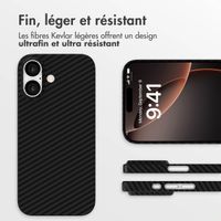 Accezz Coque Kevlar® MagSafe Apple iPhone 17 - Noir