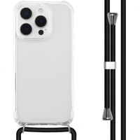 imoshion Coque arrière transparente avec cordon Apple iPhone 16 Pro - Noir