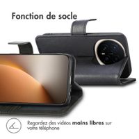imoshion Étui de télephone portefeuille de luxe Honor Magic8 Pro - Noir
