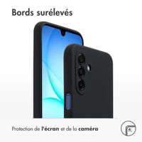 Accezz Coque Liquid Silicone Samsung Galaxy A17 (5G) / (4G) - Noir