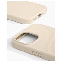 iDeal of Sweden Coque Soft Swirl Silicone MagSafe Apple iPhone 17e / 16e / 15 / 14 / 13 - Cloud Dancer