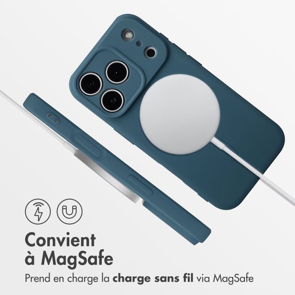 imoshion Coque Couleur avec MagSafe Apple iPhone 17 Pro - Bleu foncé
