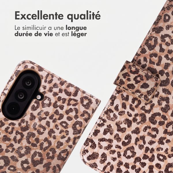 imoshion Étui de télephone portefeuille Design Samsung Galaxy A57 (5G) - Leopard Mood