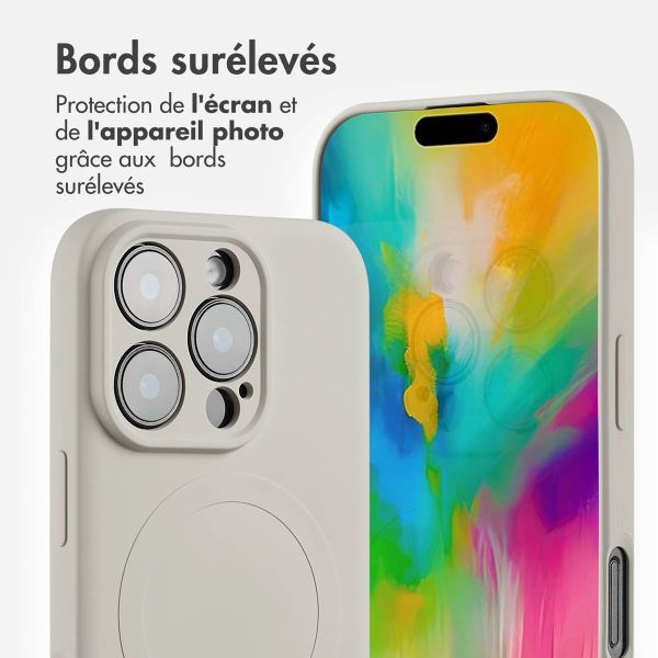 imoshion Coque Couleur avec MagSafe Apple iPhone 16 Pro - Beige