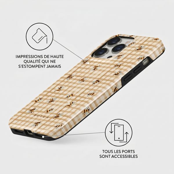 Burga Coque Tough MagSafe Apple iPhone 15 Pro - Honeycomb