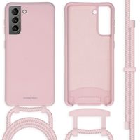 imoshion Coque de couleur avec cordon amovible Samsung Galaxy S21 - Rose