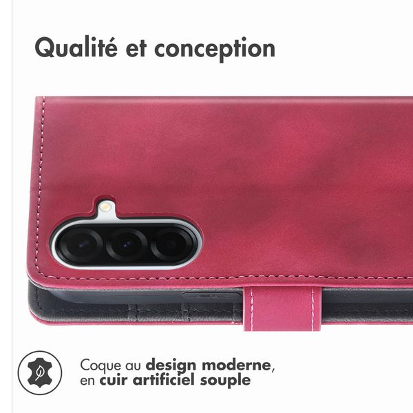imoshion Etui de télephone portefeuille avec cordon Samsung Galaxy A57 (5G) - Rouge