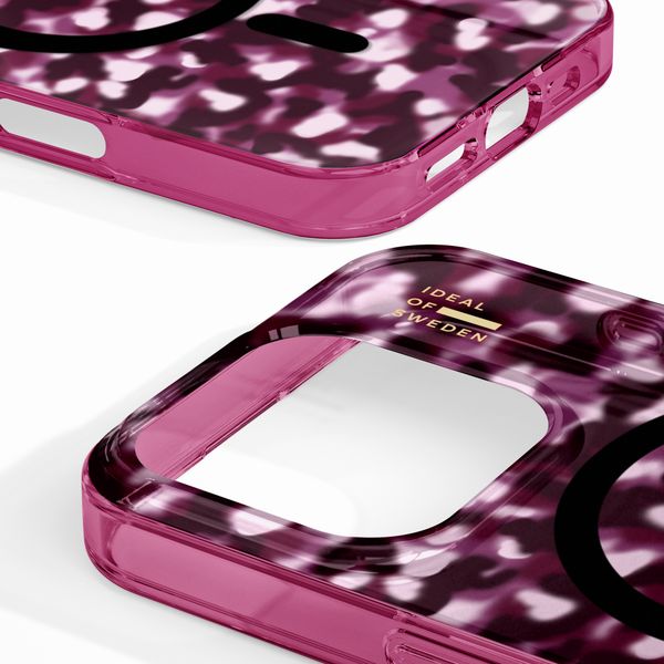 iDeal of Sweden Coque Clear MagSafe Apple iPhone 16 Pro - Cherry Crush