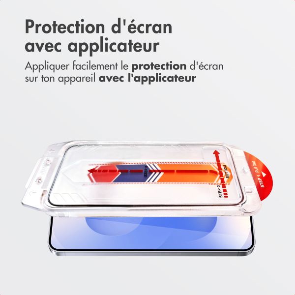 Accezz Protecteur d'écran en verre trempé + Applicateur Samsung Galaxy S25 FE
