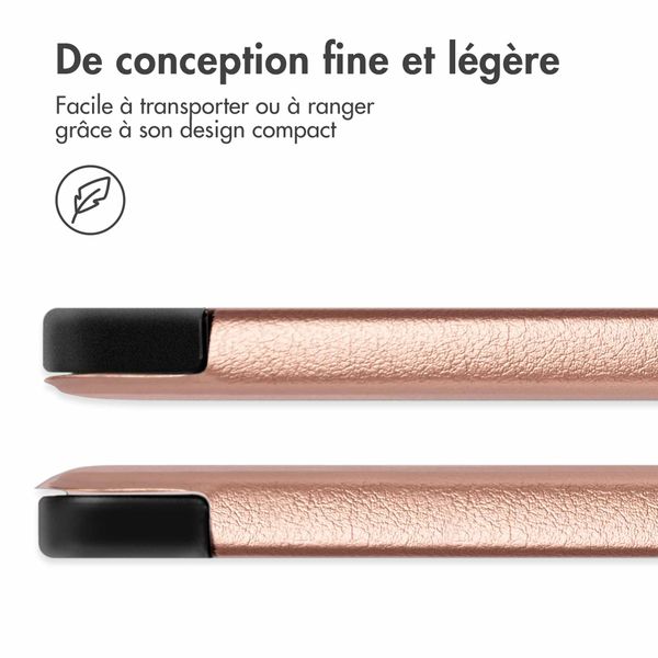 imoshion Coque tablette Trifold Apple iPad Air 11 pouces (2026) M4 / (2025) M3 / (2024) M2 / Air 5 (2022) / Air 4 (2020) - Rose Doré