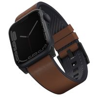 Uniq Bracelet Straden étanche en cuir Apple Watch | 44/45/46/49 mm - Toffee