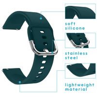 imoshion Bracelet silicone Samsung Galaxy Watch 4 / 5 / 6 / 7 / FE (20 mm) - Vert foncé