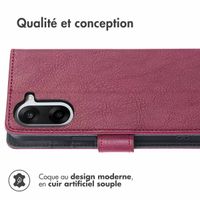 imoshion Étui de télephone portefeuille de luxe OnePlus Nord CE5 - Bordeaux