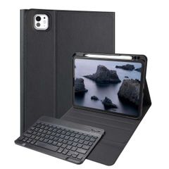 Accezz Étui de tablette Bluetooth Clavier Apple iPad Pro 11 (2025) M5 / (2024) M4 - QWERTY / NL - Noir