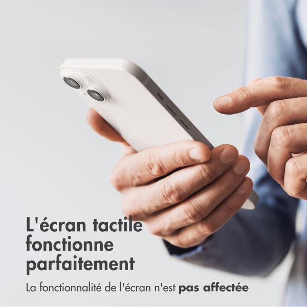 Accezz Protecteur d'écran en verre trempé + Applicateur Apple iPhone 17