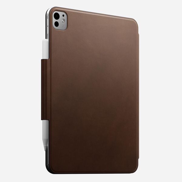 Nomad Leather Folio case Apple iPad Pro 11 (2025) M5 / (2024) M4 - Marron