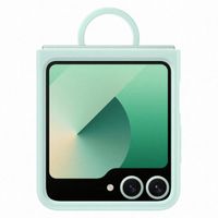 Samsung Original Coque en silicone Ring Samsung Galaxy Z Flip 6 / Flip 7 FE - Mint