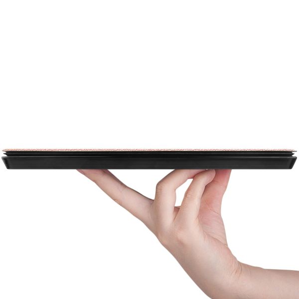 imoshion Coque tablette Trifold Microsoft Surface Pro 9 / Pro 10 / Pro 11 - Rose Doré