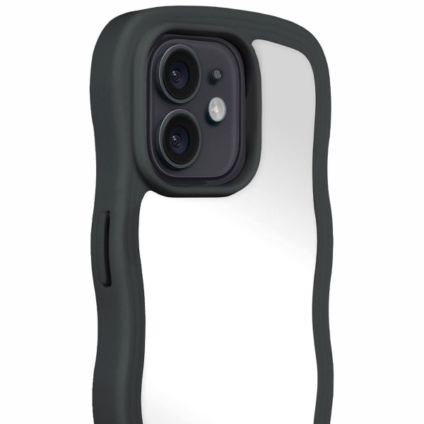 Holdit Coque Wavy Apple iPhone 12 (Pro) - Black / Mirror