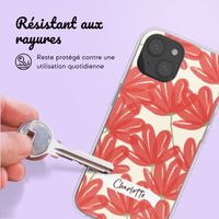 Coque avec votre propre photo et/ou texte Apple iPhone 15 - Bloemen
