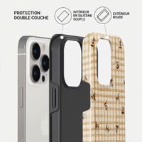 Burga Coque Tough MagSafe Apple iPhone 15 Pro - Honeycomb