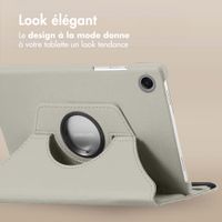 imoshion Coque tablette rotatif à 360° Samsung Galaxy Tab A11 / A9 8.7 pouces - Gris